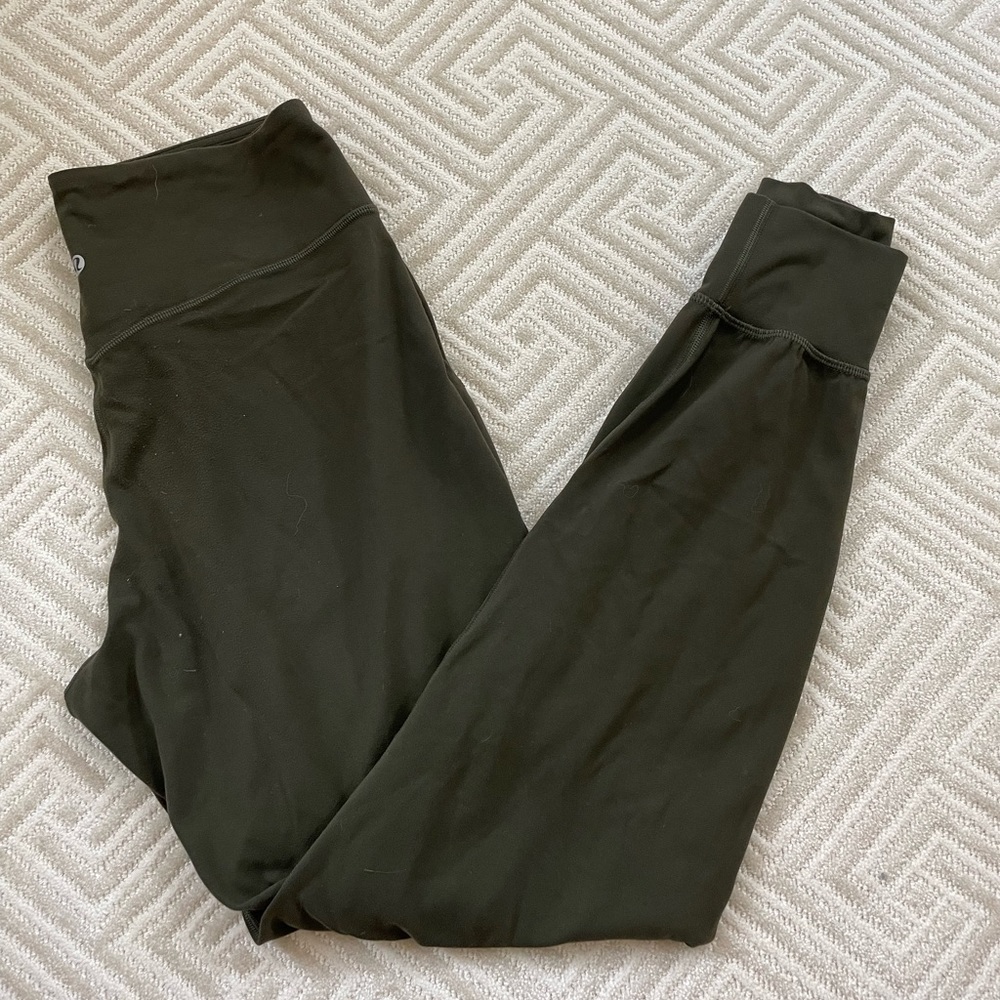 lululemon align joggers dark olive - Picture 4 of 7